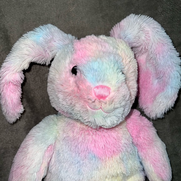 Build a Bear Workshop Pastel Swirl Pawlette Bunny Rabbit Limited Ed BABW - Picture 4 of 6